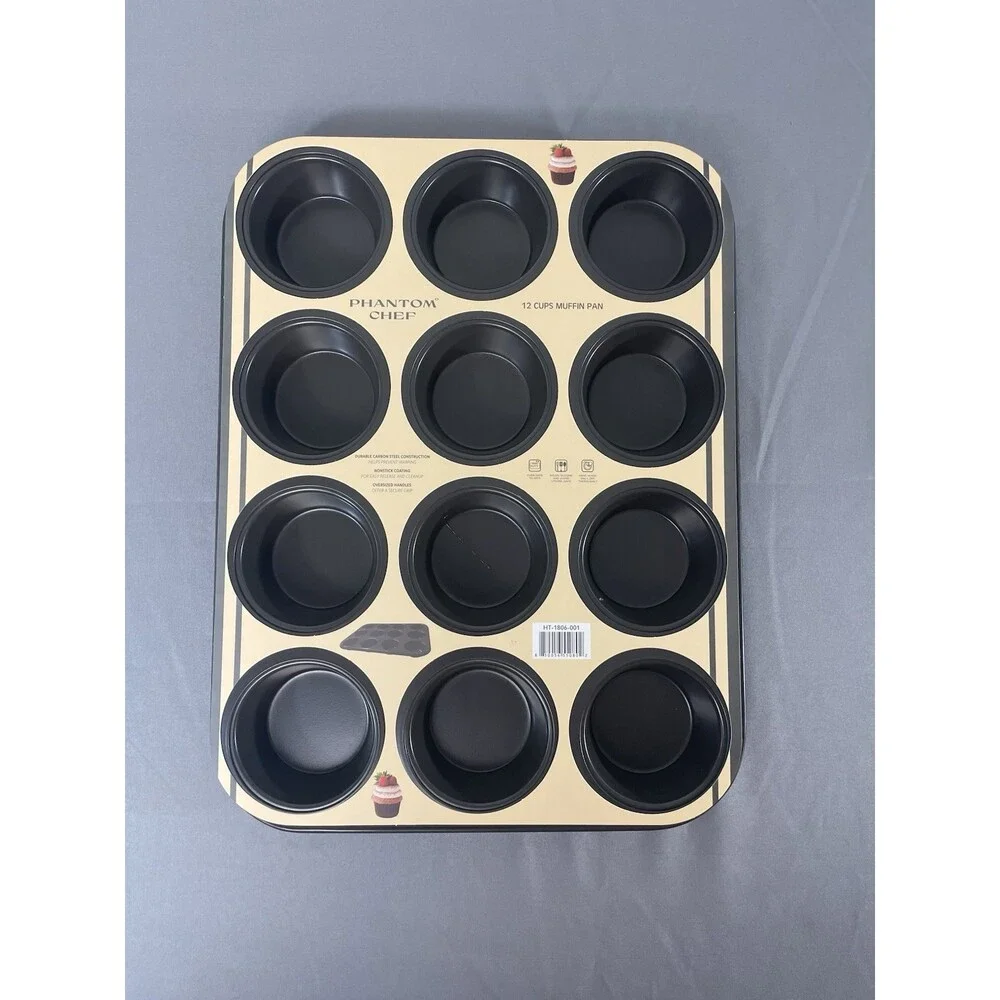 Nonstick 5-Piece Bakeware Set: Muffin, Round, Square,‎ Loaf & Tray Pans